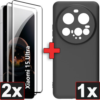 XIaomi 15 Ultra - Back Cover &amp;amp; Glas - Zwart