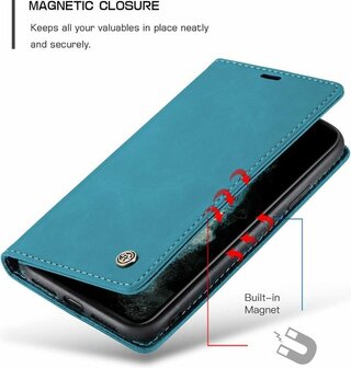 Samsung A72 Sky Blue - Book Case