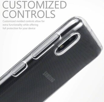 Samsung A10 - Siliconen Back Cover - Transparant