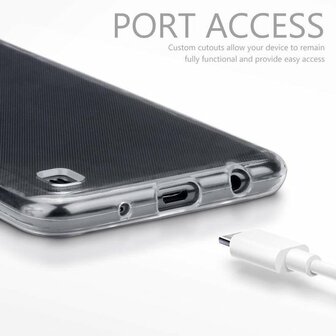 Samsung A10 - Siliconen Back Cover - Transparant