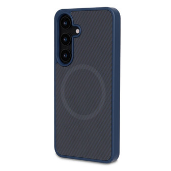 Samsung S24 Plus - Blauw - Carbon MagSafe Back Cover