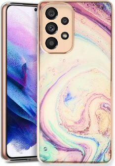 Samsung A33 5G - Marmer Back Cover - Twister