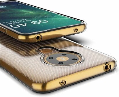 Nokia 5.3 - Back Cover &amp;amp; Glas - Transparant