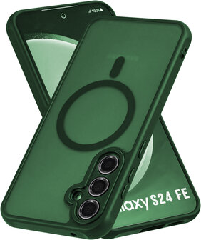 Samsung S24 FE - Groen - Matte Armor - Geschikt voor MagSafe