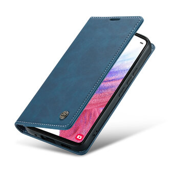 Samsung A71 Navy Blue - Book Case