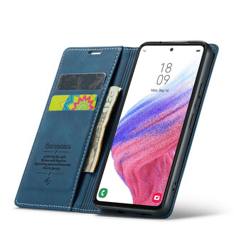Samsung A71 Navy Blue - Book Case