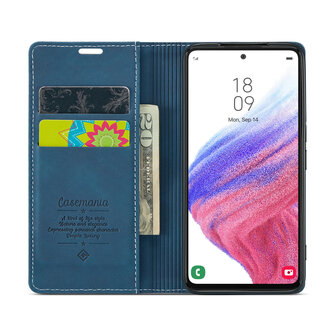Samsung A71 Navy Blue - Book Case