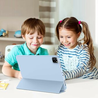 iPad Air (13 inch 2024 &amp;amp; 2025) - Licht Blauw - Smart Cover