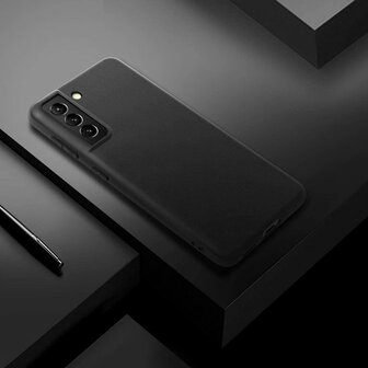 Samsung S21 - Siliconen Back Cover - Zwart