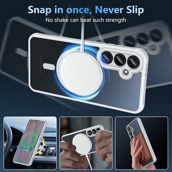 Samsung S24 FE - Grijs - Matte Armor - Geschikt voor MagSafe