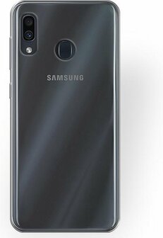 Samsung A20e - Siliconen Back Cover - Transparant