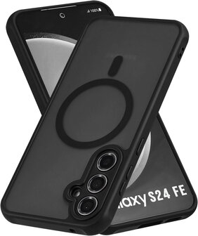 Samsung S24 FE - Zwart - Matte Armor - Geschikt voor MagSafe