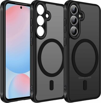 Samsung S25 - Matte MagSafe Armor - Zwart
