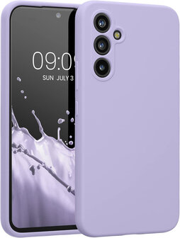 A15 - Liquid Back Cover &amp;amp; 2x Glas - Paars