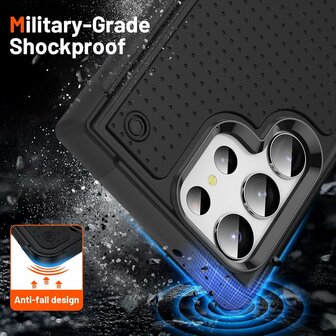 Samsung S25 Ultra - Heavy Duty Case - Zwart