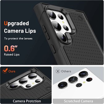 Samsung S25 Ultra - Heavy Duty Case - Zwart
