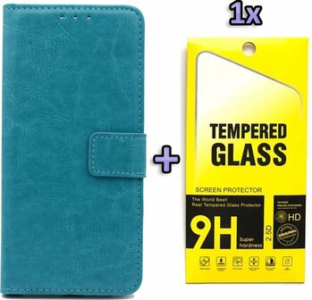 A71 - Book Case &amp;amp; Glas - Turquoise