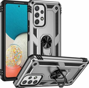 Samsung A33 Grijs - Armor met Kickstand Ring