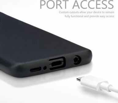 Samsung S9 - Siliconen Back Cover - Zwart