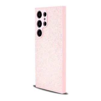 Samsung S22 Ultra - Diamant Glitter - Roze