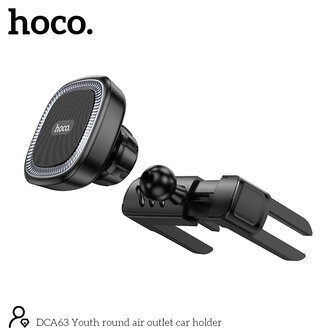Hoco Super Magnetische Telefoon Houder - Auto Ventilatie Rooster - Ook Geschikt voor Ronde Ventilatie Rooster