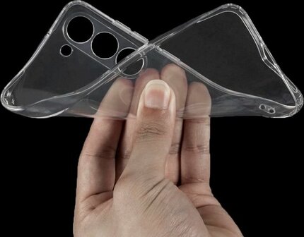 Samsung S23 - Siliconen Back Cover - Transparant