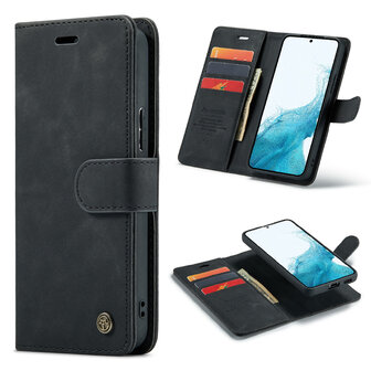 Samsung S23 FE Charcoal Gray - 2 in 1 Book Case