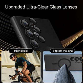 Samsung S24 Ultra - Zwart - MagSafe Matte TPU