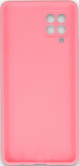 Samsung A22 5G - Siliconen Back Cover - Roze