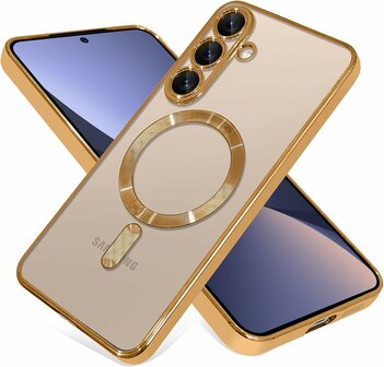 Samsung S25 Plus - MagSafe TPU Back Cover - Goud