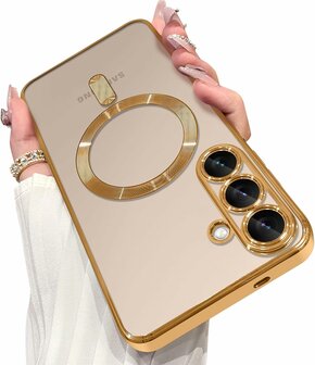 Samsung S25 Plus - MagSafe TPU Back Cover - Goud