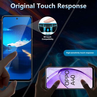 Oppo A40 / A40m / A60 5G - Full Glas - 2 Stuks