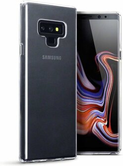 Samsung Note 9 - Siliconen Back Cover - Transparant