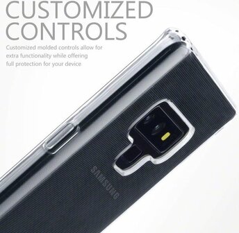 Samsung Note 9 - Siliconen Back Cover - Transparant