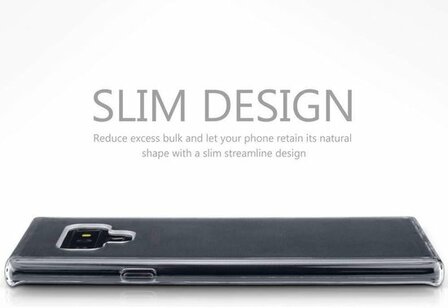 Samsung Note 9 - Siliconen Back Cover - Transparant