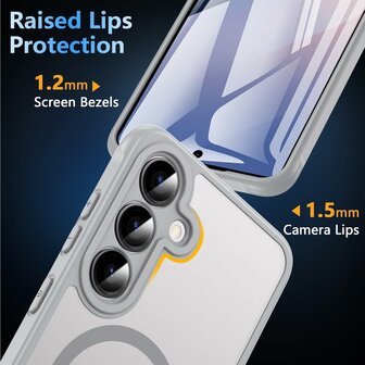 Samsung S25 - Matte MagSafe Armor - Grijs