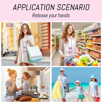 Samsung S23 Ultra Zwart - TPU Back Cover met Koord