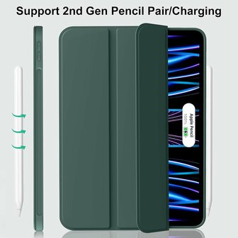 iPad Air (13 inch 2024 &amp;amp; 2025) - Groen - Smart Cover