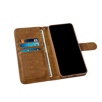 Samsung S25 - Bruin - Book Case