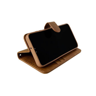 Samsung S25 - Bruin - Book Case