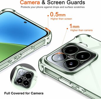 Xiaomi 15 - Anti Shock &amp;amp; 2x Glas - Transparant