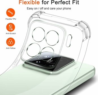 Xiaomi 15 - Anti Shock &amp;amp; 2x Glas - Transparant