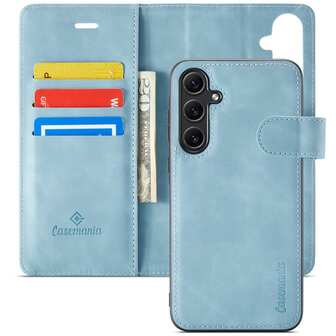Samsung A16 - 2 in 1 Book Case - Aqua Blue