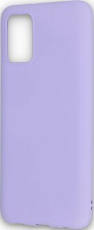 Samsung A02S - Siliconen Back Cover - Paars