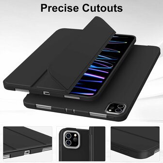 iPad Air (13 inch 2024 &amp;amp; 2025) - Zwart - Smart Cover