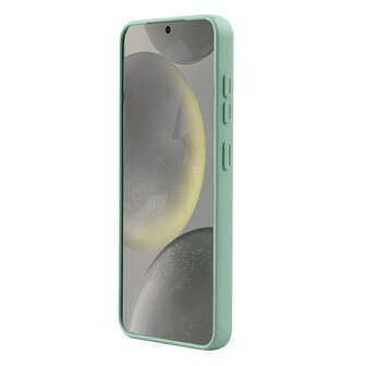 Samsung S25 - Pistachio Groen - Camera Siliconen MagSafe Back Cover