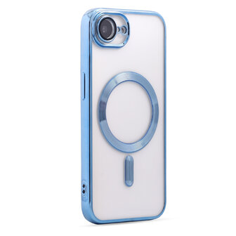 iPhone 16e - Blauw - Siliconen MagSafe Back Cover