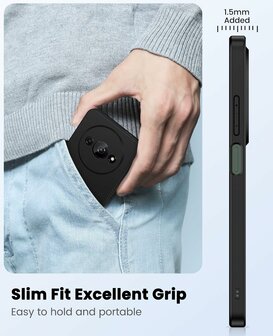 Redmi A3 - Back Cover &amp;amp; 2x Glas - Zwart