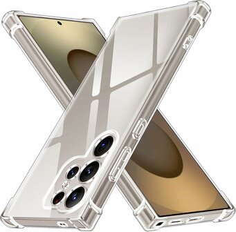 Samsung Galaxy S25 Ultra - Transparant - Cam Anti Shock