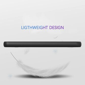 Samsung A54 - Siliconen Cover - Zwart